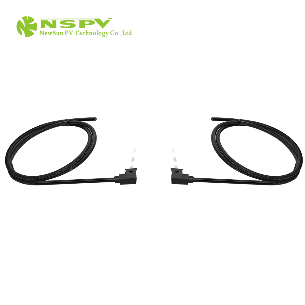 PV edge connector for solar bifacial modules EC1+2