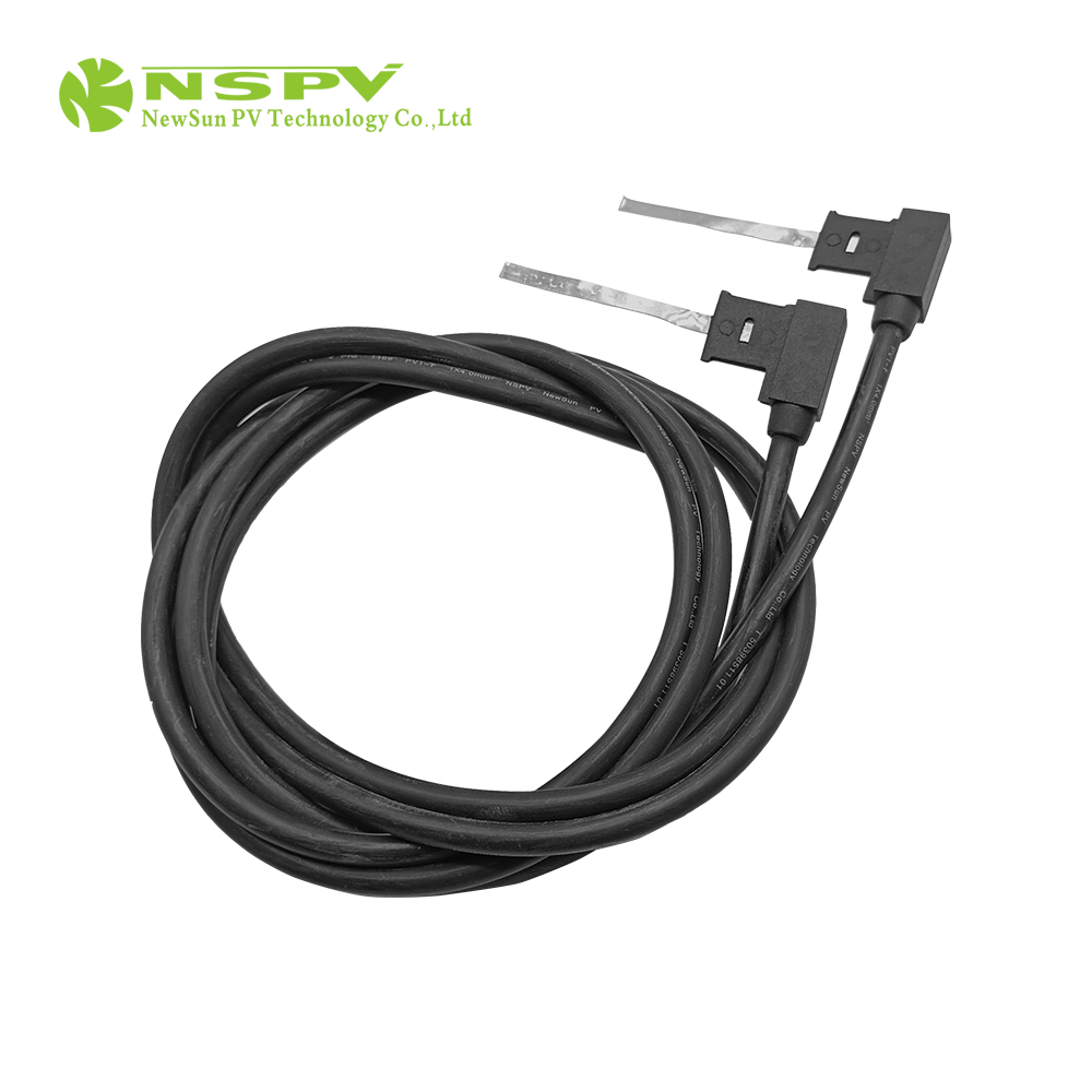 PV edge connector for solar bifacial modules EC1+2