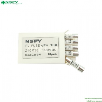 Solar 1000VDC Fuse 10*38