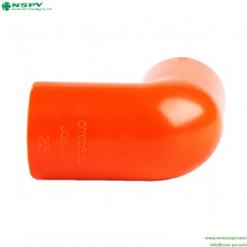 Solar 25mm solid elbow