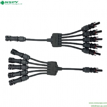 Solar 1500VDC 5in1 harness with cable connector