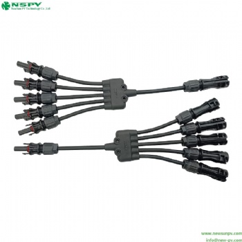 Solar 1500VDC 5in1 harness with cable connector