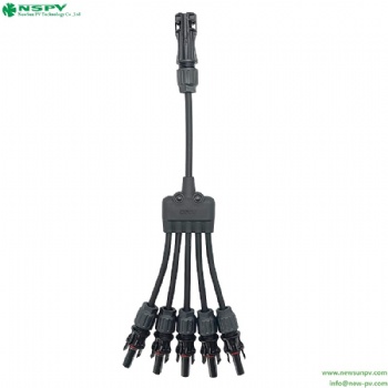 Solar 1500VDC 5in1 harness with cable connector