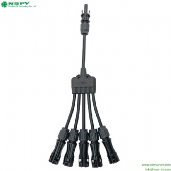 Solar 1500VDC 5in1 harness with cable connector