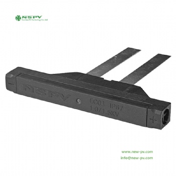 PV edge connector for solar bifacial modules EC03