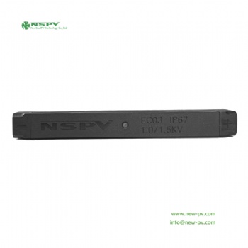 PV edge connector for solar bifacial modules EC03