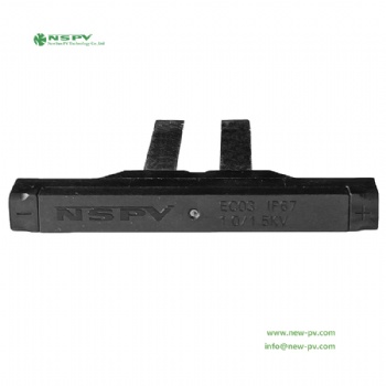 PV edge connector for solar bifacial modules EC03