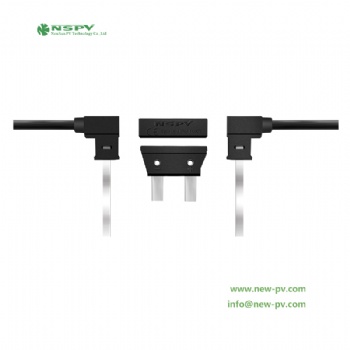 PV edge connector for solar bifacial modules EC1+2