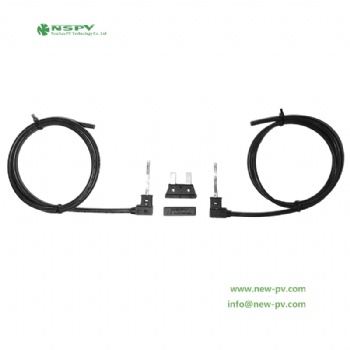 PV edge connector for solar bifacial modules EC1+2