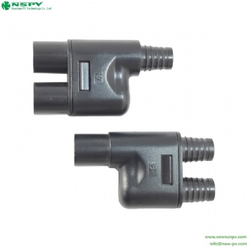 Solar PV3.0 DC branch connector for rubber connector