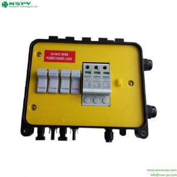 Solar combiner box dc string combiner box array junction box