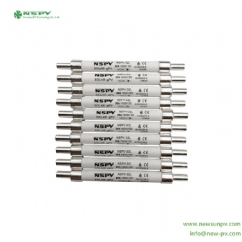 1500VDC 10*109 光伏保险丝带铆线式